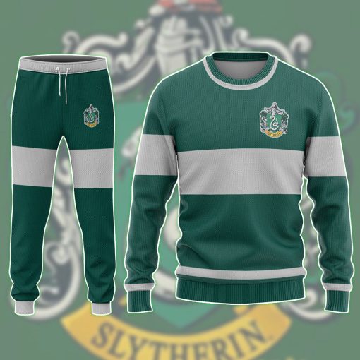 9Heritages 3D H.P Slytherin Quidditch Custom Ugly Sweater