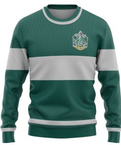 9Heritages 3D H.P Slytherin Quidditch Custom Ugly Sweater