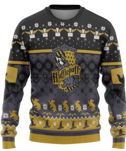 9Heritages 3D H.P Hufflepuff Ugly Christmas Ver 1 Custom Ugly Sweater