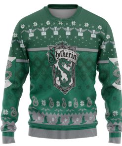 9Heritages 3D H.P Slytherin Ugly Christmas Ver 1 Custom Ugly Sweater