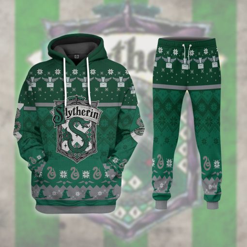 9Heritages 3D H.P Slytherin Ugly Christmas Ver 1 Custom Ugly Sweater