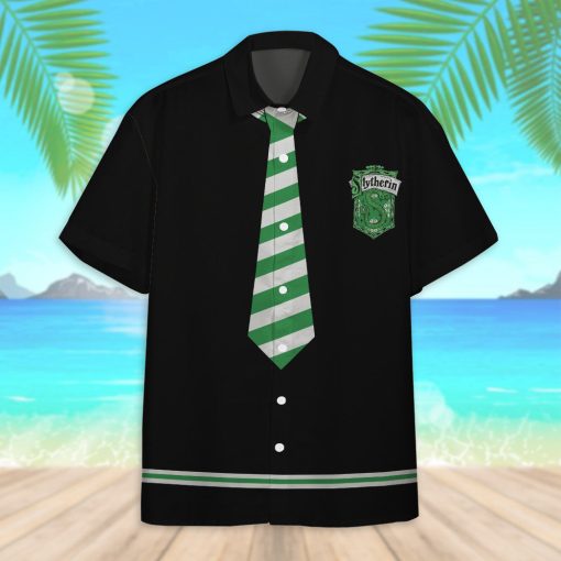 9Heritages 3D H.P Slytherin Custom Hawaiian Shirt