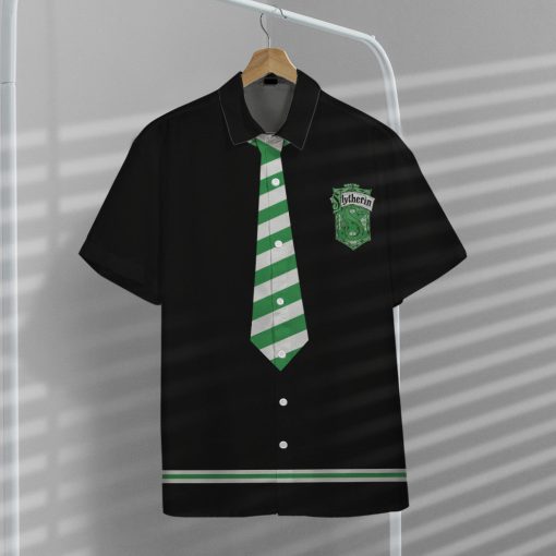 9Heritages 3D H.P Slytherin Custom Hawaiian Shirt