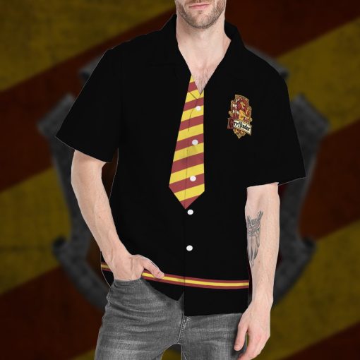 9Heritages 3D H.P Gryffindor Custom Hawaiian Shirt