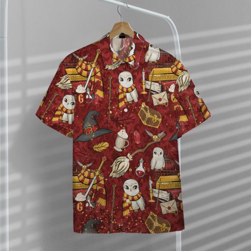 9Heritages 3D H.P Gryffindor Custom Hawaii Shirt