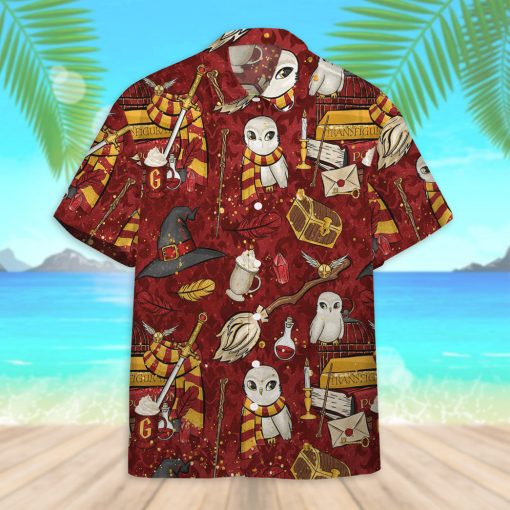 9Heritages 3D H.P Gryffindor Custom Hawaii Shirt