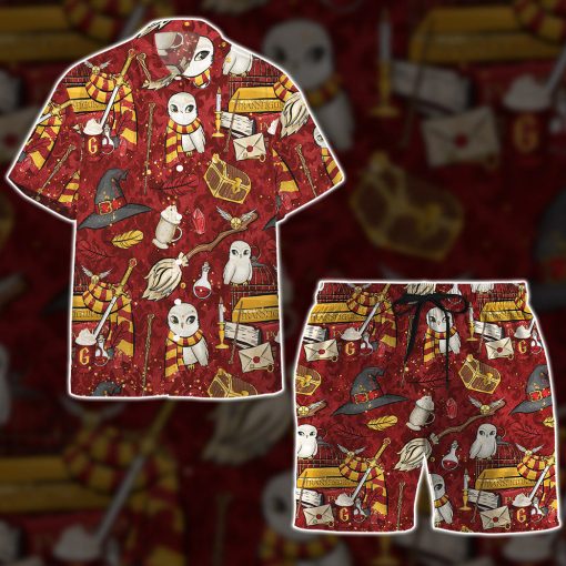 9Heritages 3D H.P Gryffindor Custom Men Shorts