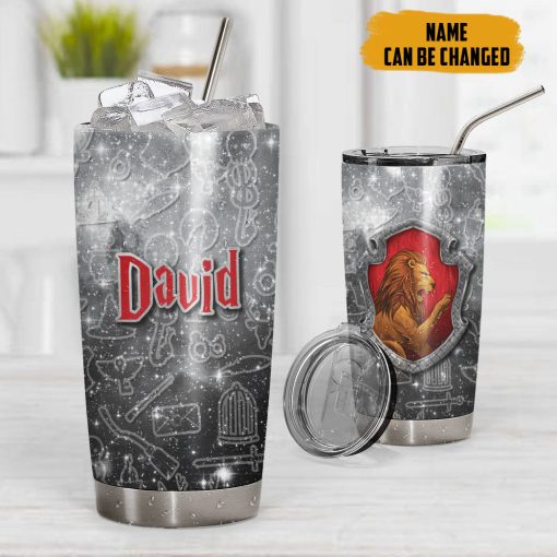 9Heritages 3D H.P The Gryffindor Custom Name Tumbler