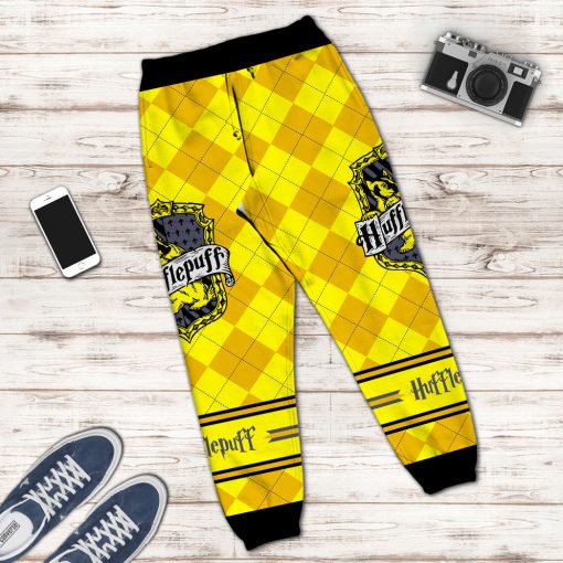 9Heritages 3D H.P Hufflepuff Custom Sweatpants