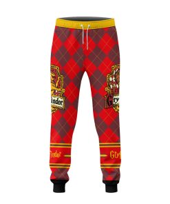 9Heritages 3D H.P Gryffindor Custom Sweatpants