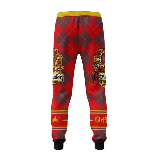 9Heritages 3D H.P Gryffindor Custom Sweatpants