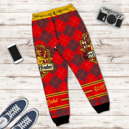 9Heritages 3D H.P Gryffindor Custom Sweatpants