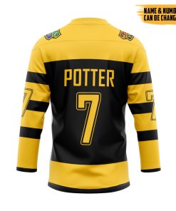 9Heritages 3D H.P Hogwarts Slytherin Custom Name Custom Number Hockey Jersey