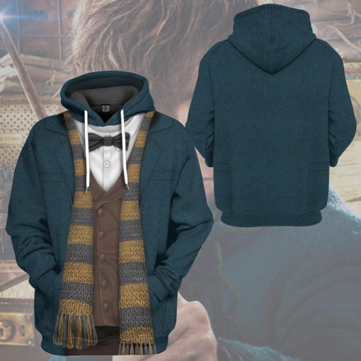 9Heritages 3D Fantastic Beast Newt Cosplay Custom Tshirt Hoodie Apparel