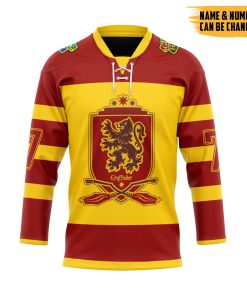 9Heritages 3D H.P Hogwarts Gryffindor Custom Name Custom Number Hockey Jersey