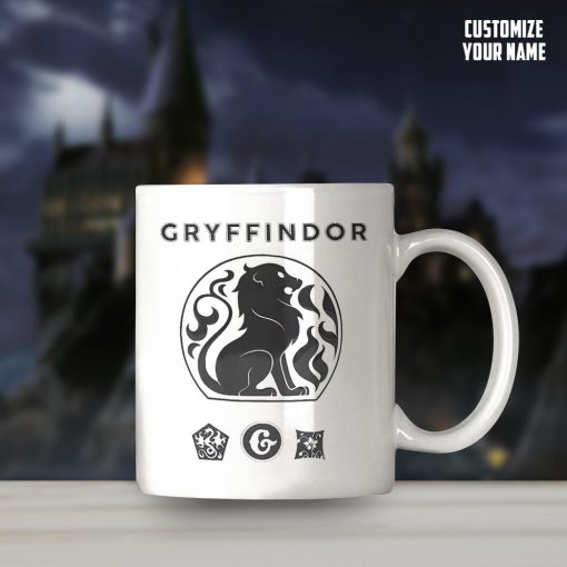9Heritages 3D H.P Gryffindor Custom Name Mug