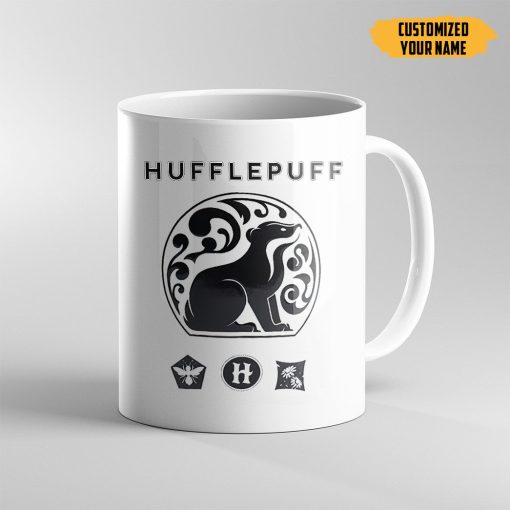 9Heritages 3D H.P Hufflepuff Custom Name Mug