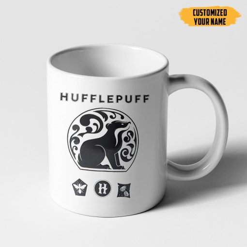 9Heritages 3D H.P Hufflepuff Custom Name Mug