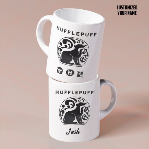 9Heritages 3D H.P Hufflepuff Custom Name Mug