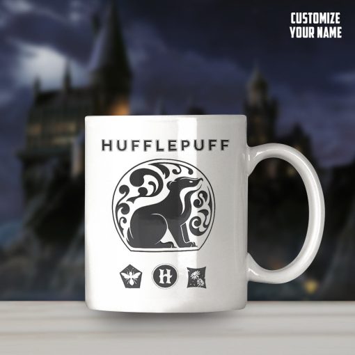 9Heritages 3D H.P Hufflepuff Custom Name Mug