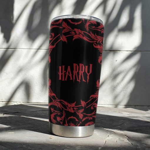 9Heritages 3D H.P Brave Like A Gryffindor Custom Name Tumbler