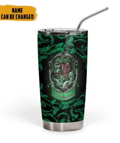 9Heritages 3D H.P Cunning Like A Slytherin Custom Name Tumbler