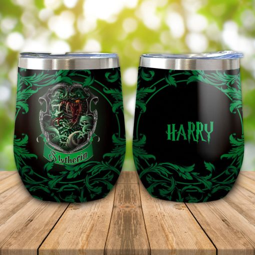 9Heritages 3D H.P Cunning Like A Slytherin Custom Name Tumbler