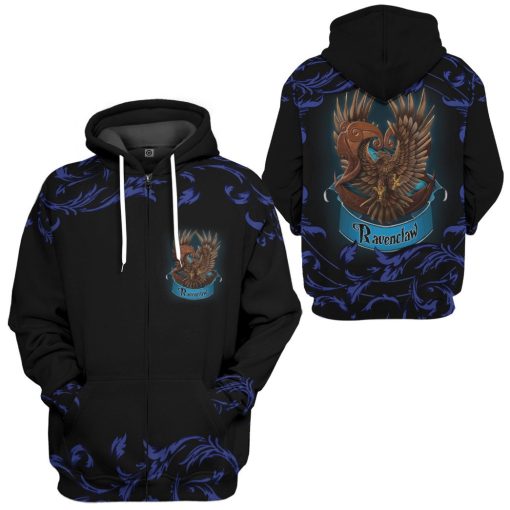 9Heritages 3D H.P Brave Like A Ravenclaw Custom Hoodie Tshirt Apparel