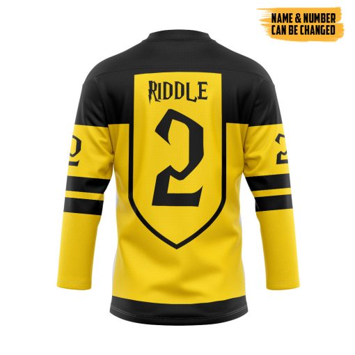 9Heritages 3D H.P H For Hufflepuff Custom Name Custom Number Jersey