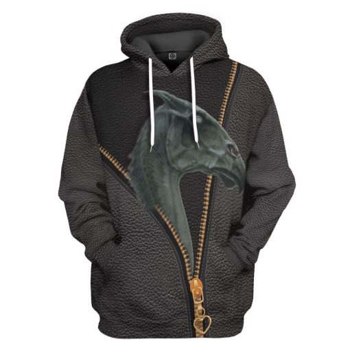 9Heritages 3D H.P Thestral Custom Tshirt Hoodie Apparel