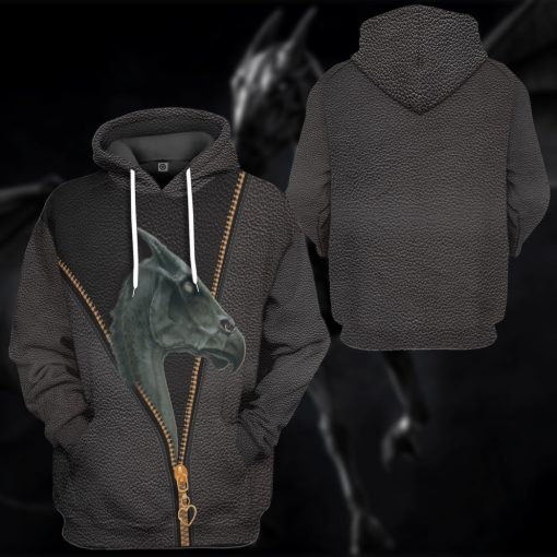 9Heritages 3D H.P Thestral Custom Tshirt Hoodie Apparel