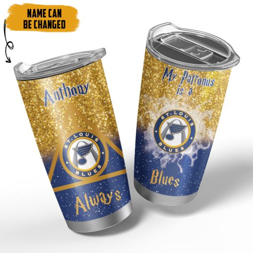 9Heritages 3D H.P NHL St. Louis Blues Custom Name Tumbler