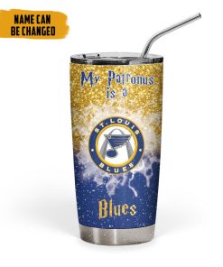 9Heritages 3D H.P NHL St. Louis Blues Custom Name Tumbler