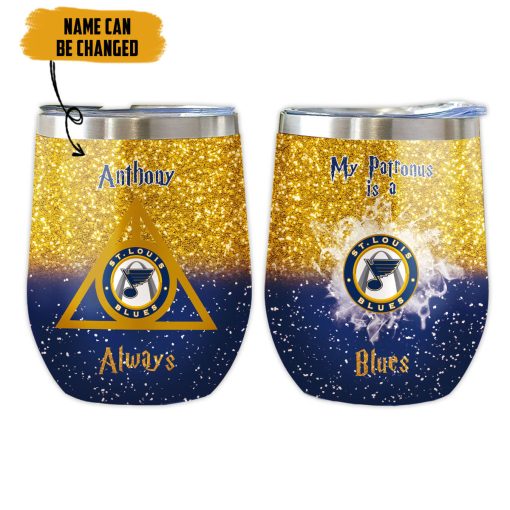 9Heritages 3D H.P NHL St. Louis Blues Custom Name Tumbler