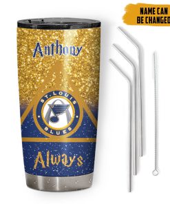 9Heritages 3D H.P NHL St. Louis Blues Custom Name Tumbler