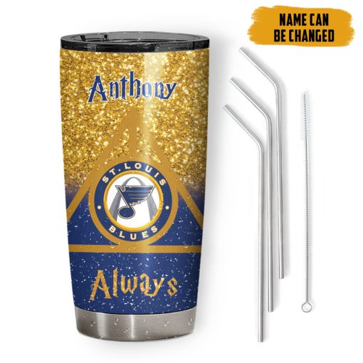 9Heritages 3D H.P NHL St. Louis Blues Custom Name Tumbler