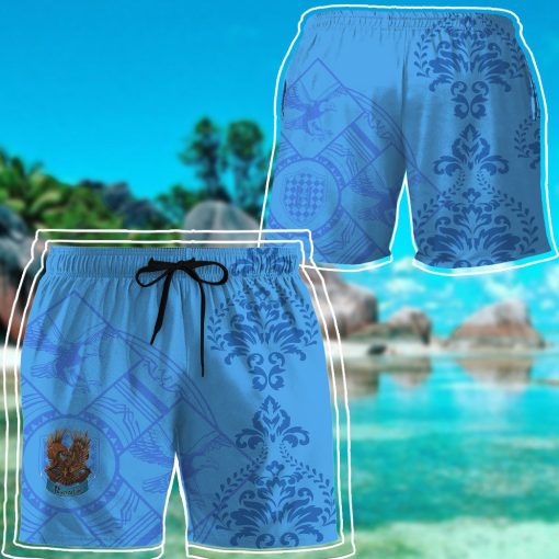 9Heritages 3D H.P Ravenclaw Summer Vibe Custom Men Shorts