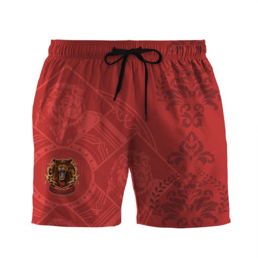 9Heritages 3D H.P Gryffindor Summer Vibe Custom Men Shorts