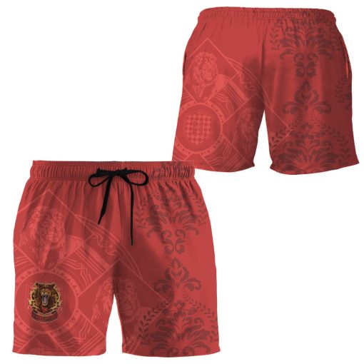 9Heritages 3D H.P Gryffindor Summer Vibe Custom Men Shorts