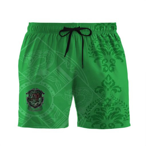 9Heritages 3D H.P Slytherin Summer Vibe Custom Men Shorts