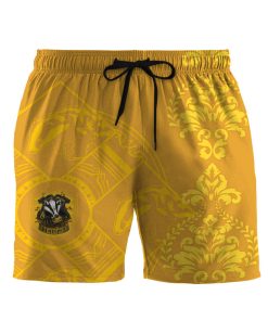 9Heritages 3D H.P Hufflepuff Summer Vibe Custom Men Shorts