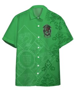 9Heritages 3D H.P Slytherin Summer Vibe Custom Hawaiian Shirt