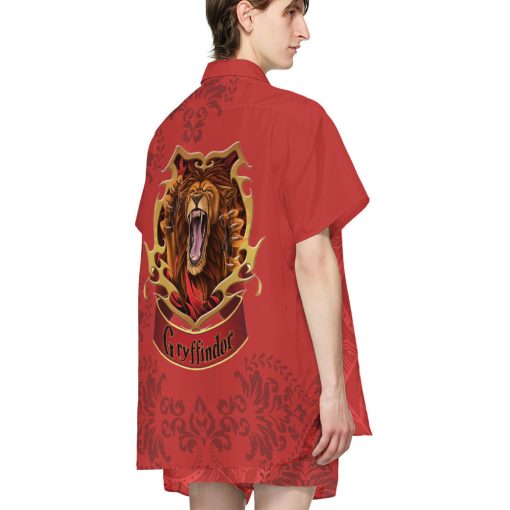 9Heritages 3D H.P Gryffindor Summer Vibe Custom Hawaiian Shirt