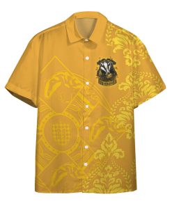 9Heritages 3D H.P Hufflepuff Summer Vibe Custom Hawaiian Shirt