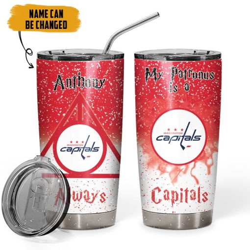 9Heritages 3D H.P NHL Washington Capitals Custom Name Tumbler