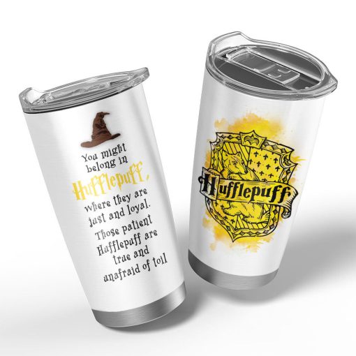 9Heritages 3D H.P Hufflepuff Custom Tumbler