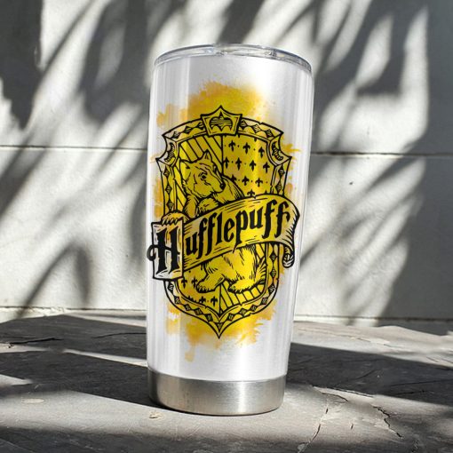 9Heritages 3D H.P Hufflepuff Custom Tumbler