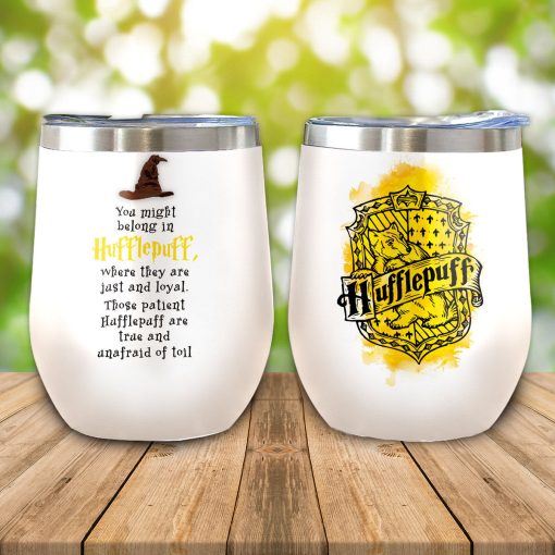 9Heritages 3D H.P Hufflepuff Custom Tumbler