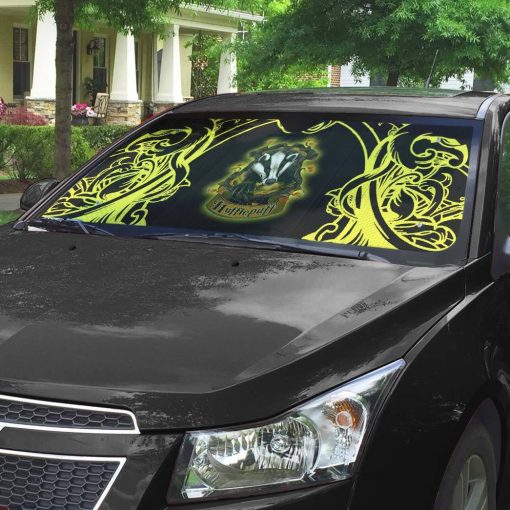 9Heritages 3D H.P Brave Like A Hufflepuff Custom Sunshade