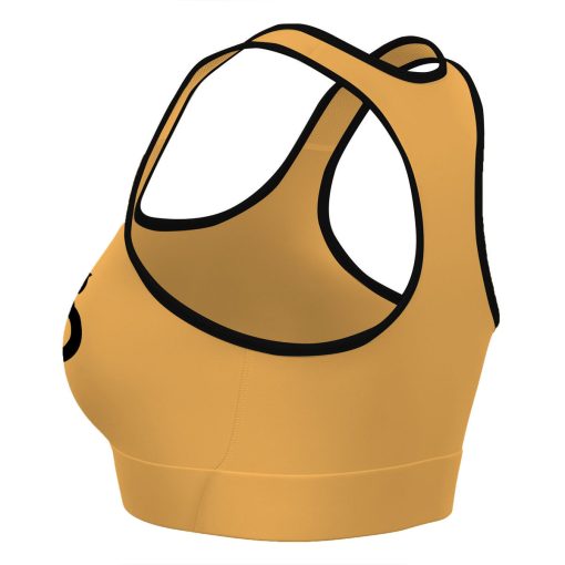 9Heritages 3D Naruto Yellow Custom Sport Bra